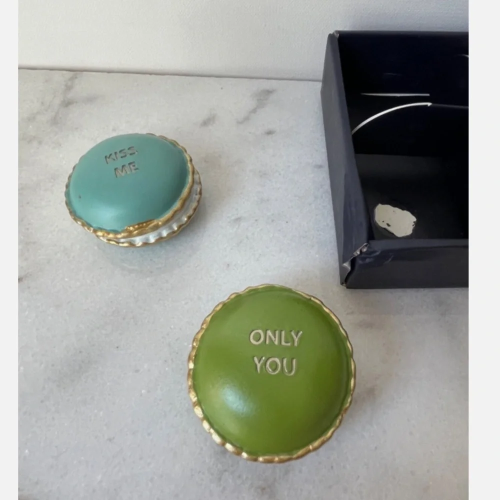 Colorful Macaron Trinket Boxes Set